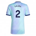 Günstige Fußballtrikots Arsenal Saliba 2 3rd trikot 2024-25 Kurzarm